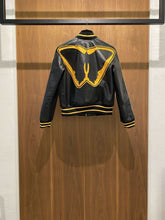 Load image into Gallery viewer, VALENTINO SUPER-H BATMAN PRINT LEATHER BOMBER leather jacket Sz.42 AUTH - LuxyBrand
