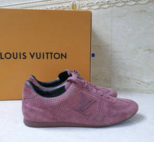 Load image into Gallery viewer, LOUIS VUITTON WOMEN&#39;S PINK SUEDE SNEAKERS SZ 38/ 8
