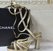 Load image into Gallery viewer, CHANEL  Cruise Resort 2018 Gladiator Sandals Sz 37 AUTH - LuxyBrand
