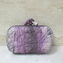 Load image into Gallery viewer, Bottega Veneta Nappa Stiched Knot Orchid Clutch - LuxyBrand
