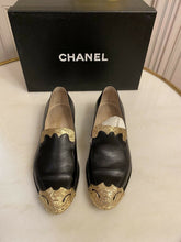 Load image into Gallery viewer, Chanel Dallas Leather Loafers Shoes Sz 37 - LuxyBrand
