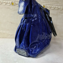 Load image into Gallery viewer, Valentino Maison Blue Python &amp; Patent Leather Tote - LuxyBrand
