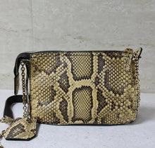 Load image into Gallery viewer, Celine Python Leather Chain  Shoulder Bag - LuxyBrand
