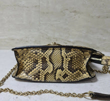 Load image into Gallery viewer, Celine Python Leather Chain  Shoulder Bag - LuxyBrand
