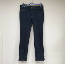 Load image into Gallery viewer, Chanel Black Lace Jeans Pants Sz.40 - LuxyBrand
