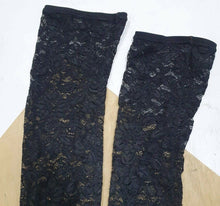 Load image into Gallery viewer, Dolce &amp; Gabbana Floral Lace Over the knee Boots - LuxyBrand
