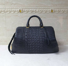 Load image into Gallery viewer, Celine Crocodile Bowling Bag - LuxyBrand
