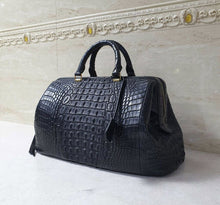 Load image into Gallery viewer, Celine Crocodile Bowling Bag - LuxyBrand
