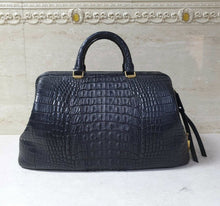 Load image into Gallery viewer, Celine Crocodile Bowling Bag - LuxyBrand
