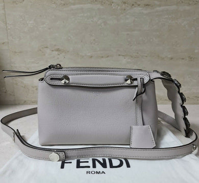 Fendi By The Way Mini Embellished Leather Cross-body Bag - LuxyBrand