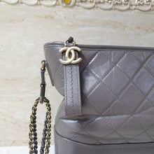 Load image into Gallery viewer, Chanel Gray Aged Calfskin Gabriel Hobo Bag - LuxyBrand
