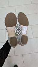 Load image into Gallery viewer, Chanel Suede Flat Sandals Size 37 - LuxyBrand
