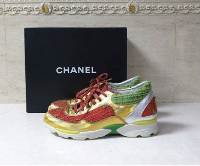 CHANEL Supermarket Multicoloured Sneakers Sz.38.5 - LuxyBrand