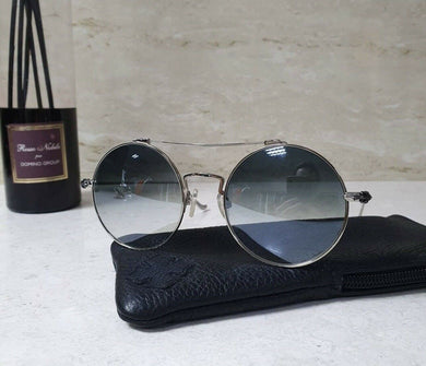 Chrome Hearts Round  Gradient Blue Sunglasses - LuxyBrand