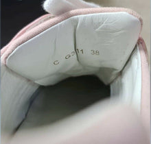 Load image into Gallery viewer, CHANEL Pink Leather Satin Sneakers Sz.38
