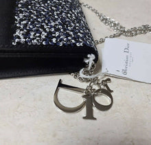 Load image into Gallery viewer, NWOB Christian Dior Satin Sequins Chain Crossbody Clutch Bag
