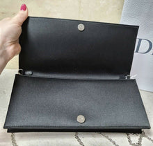 Load image into Gallery viewer, NWOB Christian Dior Satin Sequins Chain Crossbody Clutch Bag
