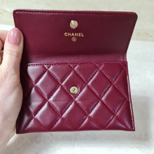 Load image into Gallery viewer, Chanel Burgundy Quilted Velvet Mini Classic Flap Bag
