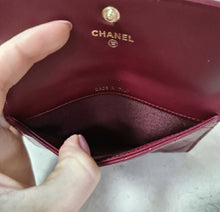 Load image into Gallery viewer, Chanel Burgundy Quilted Velvet Mini Classic Flap Bag
