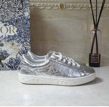 Load image into Gallery viewer, DIOR Silver Leather Sneakers Sz. 39,5
