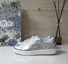 Load image into Gallery viewer, DIOR Silver Leather Sneakers Sz. 39,5
