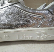 Load image into Gallery viewer, DIOR Silver Leather Sneakers Sz. 39,5
