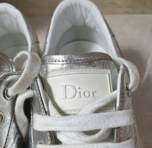 Load image into Gallery viewer, DIOR Silver Leather Sneakers Sz. 39,5
