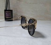 Load image into Gallery viewer, Chrome Hearts Women&#39;s Black Cat-eye Frame Sunglasses - LuxyBrand
