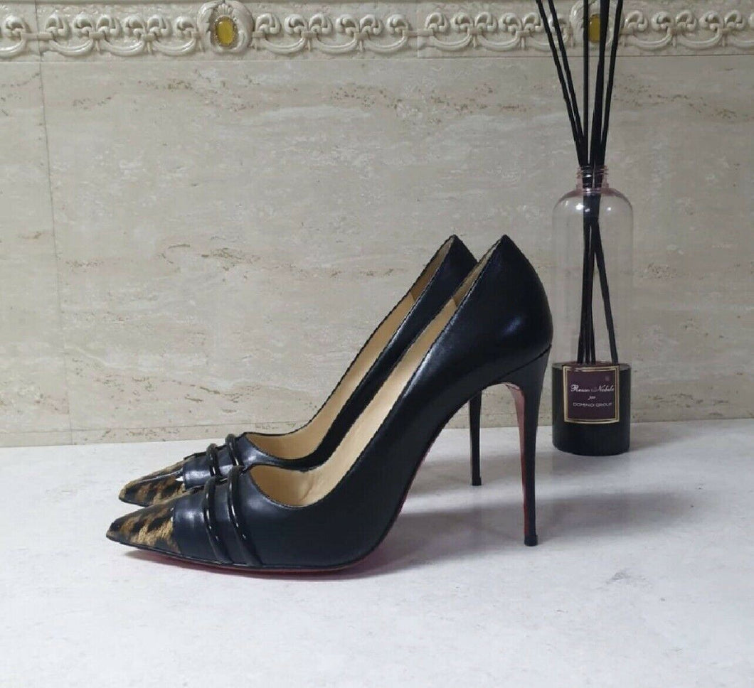 CHRISTIAN LOUBOUTIN Pigalle 120 Patent Leather Pump Heels - Eu 40