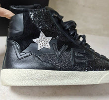 Load image into Gallery viewer, Saint Laurent Leather Star High Tops Sneakers Sz.35,5 - LuxyBrand
