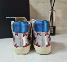 Load image into Gallery viewer, Saint Laurent Leather Stars High Tops Sneakers Sz.35 - LuxyBrand
