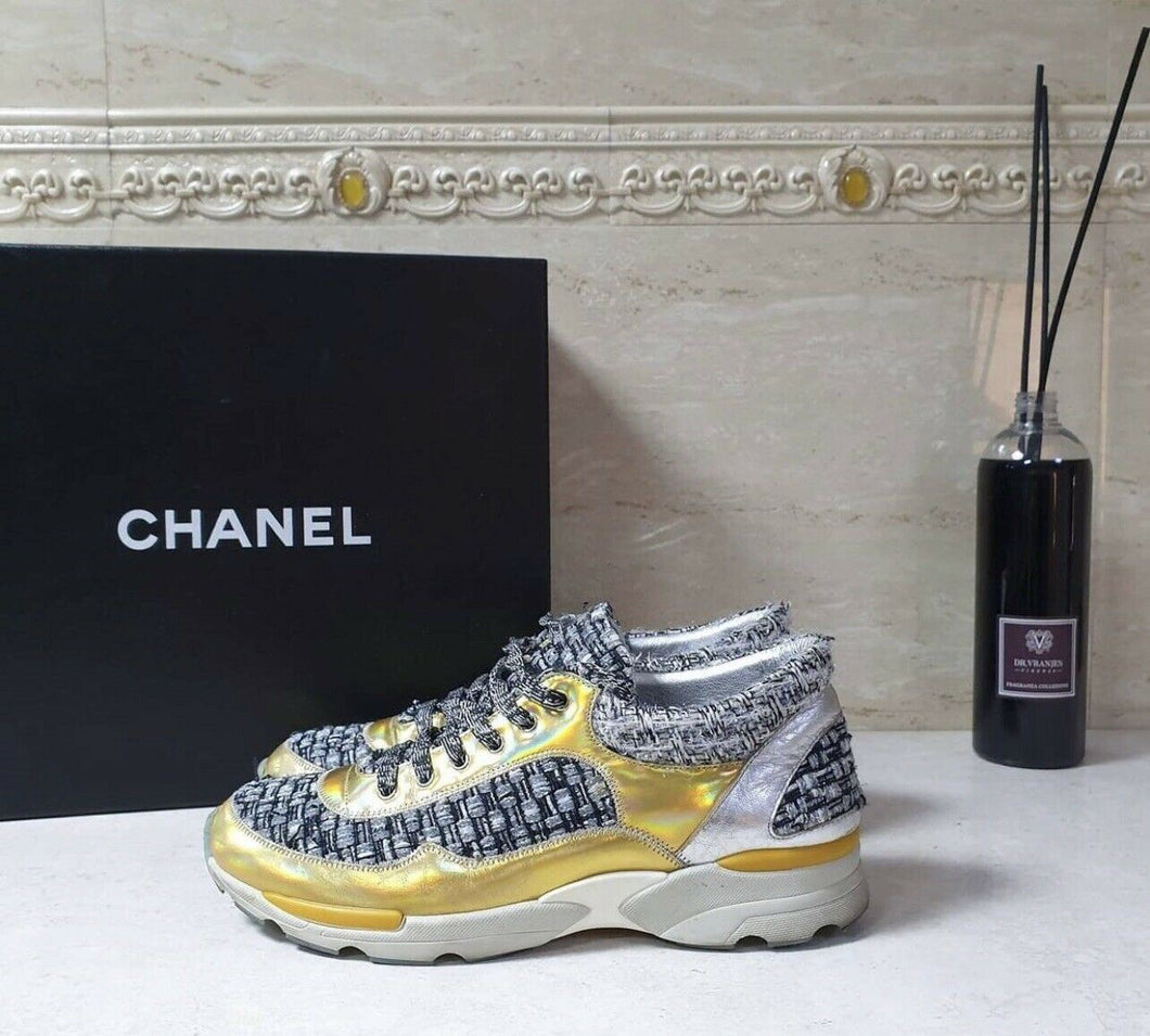 CHANEL Multicoloured Sneakers Sz.37 - LuxyBrand