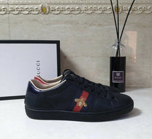 Load image into Gallery viewer, GUCCI Ace Embroidered Bee Trainers Sz.38.5 - LuxyBrand
