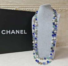 Load image into Gallery viewer, Chanel CM-07 A Natural Color Stone Long Necklace - LuxyBrand
