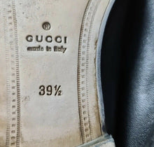 Load image into Gallery viewer, Gucci Jordaan Black Leather Horsebit Loafers EU 39,5 US 9,5 - LuxyBrand
