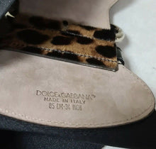 Load image into Gallery viewer, NWOT Dolce &amp; Gabbana Leopard Stretch Belt Sz.85/34” - LuxyBrand
