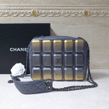 Load image into Gallery viewer, Chanel Pewter Evening Art Flap Camera Bag - LuxyBrand
