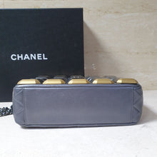 Load image into Gallery viewer, Chanel Pewter Evening Art Flap Camera Bag - LuxyBrand
