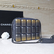 Load image into Gallery viewer, Chanel Pewter Evening Art Flap Camera Bag - LuxyBrand
