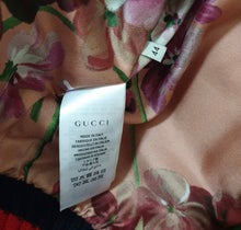 Load image into Gallery viewer, Gucci Silver Metallic Bomber Leather Jacket
