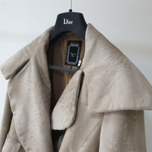 Load image into Gallery viewer, Christian Dior Beige Fox Trimmed Leather Jacket
