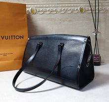 Load image into Gallery viewer, Louis Vuitton Madeleine Black Epi Leather Pm Satchel Bag
