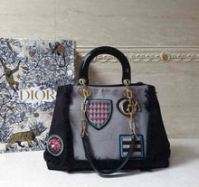 Load image into Gallery viewer, Christian Dior Cruise Collection D-Light Canvas Chain Tote Bag
